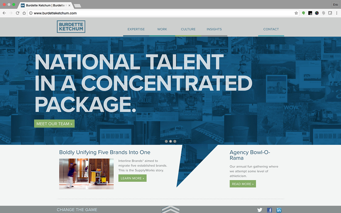 Burdette Ketchum site Portfolio of Eric Hinote