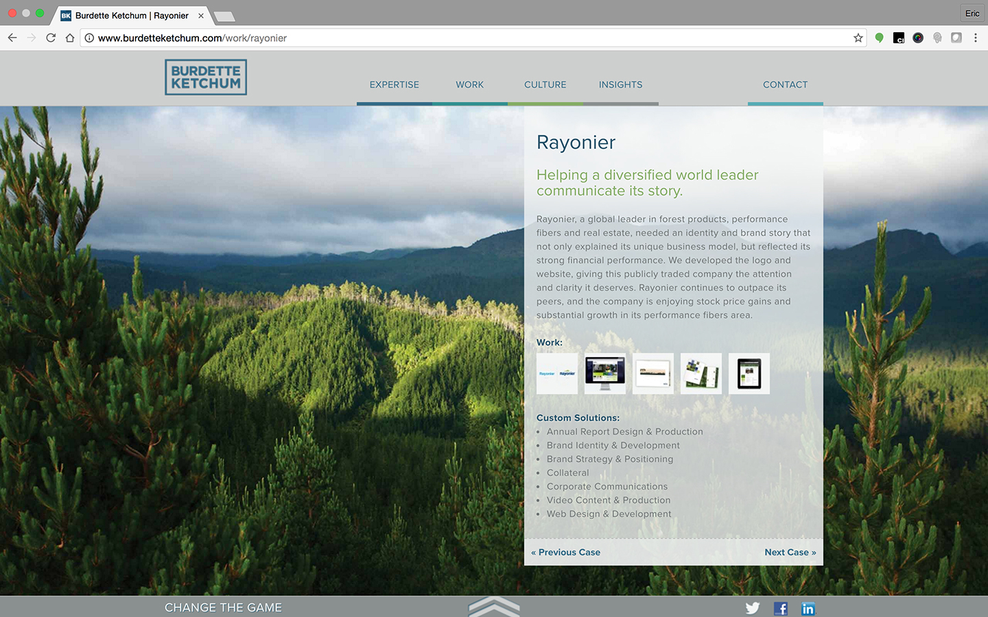 Burdette Ketchum site Portfolio of Eric Hinote